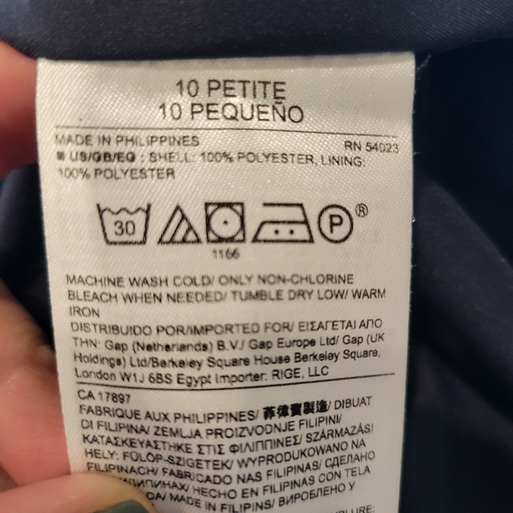 BANANA REPUBLIC WOMEN'S BLUE CAMO ASSYMETRICAL MINI SKIRT SIZE 10P - Picture 13 of 14